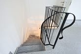 Kernsanierte Hofwohnung über 2 Ebeneren - große Terrasse, WE10 EG links // Bismarckhaus - Abgang Schlafzimmer – 2-Zimmer-Etagenwohnung in Essen