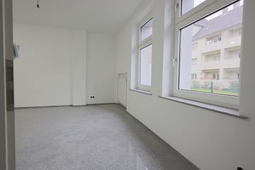 Kernsanierte Hofwohnung, große Terrasse, WE9 EG rechts // Bismarckhaus - Schlafzimmer