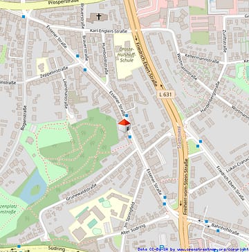 Nicht nur für Hobbyköche - mit Balkon - Lageplan