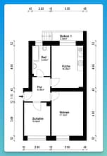 Zentral wohnen. Terrasse genießen. Zukunft sichern. - Grundriss