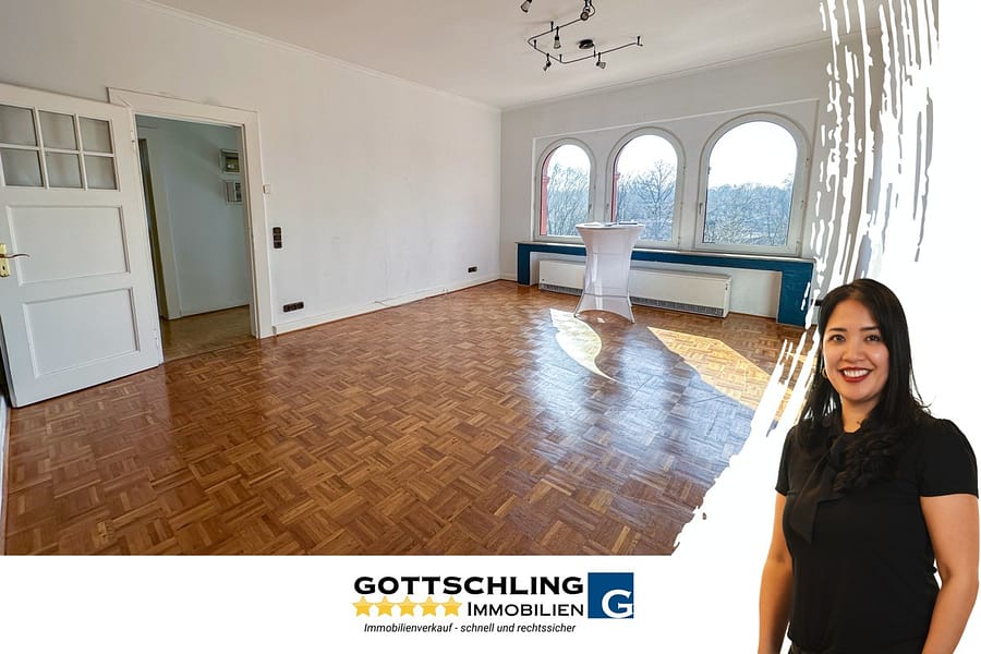 4-Zimmer-Altbauwohnung mit Blick ins grüne Mühlenbachtal – UKE - Titelbild